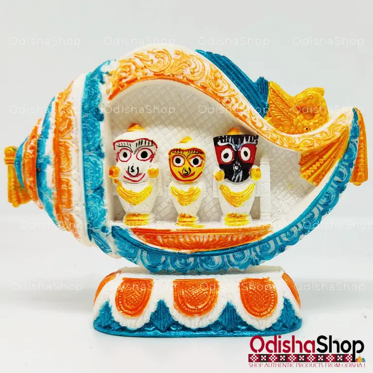 Read more about the article Multicolor Chaturdha Murti Jagannath inside Sankha